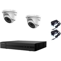 Kit videosorveglianza Hikvision dvr 4 canali 2 telecamere 2 mpx