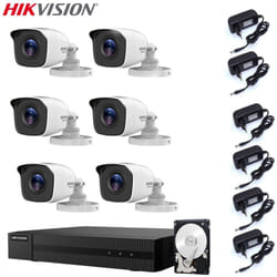 Kit videosorveglianza Hikvision dvr 8 canali 6 telecamere 4 mpx hd 1TB