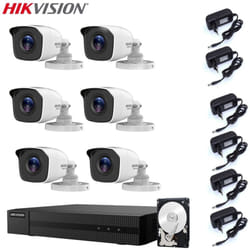 Kit videosorveglianza Hikvision dvr 8 canali 6 telecamere 4 mpx hd 2TB