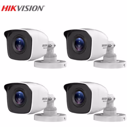 4 X Telecamere bullet Hikvision 4in1 TVI/AHD/CVI/CVBS hd 1080p 2Mpx 2.8mm IP66 Telecamera bullet Hiwatch series Hikvision sku ...