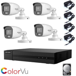 Kit telecamere Hikvision fullcolor 2 mpx 4 camere ahd 2 tb