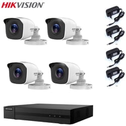 Kit videosorveglianza 4 telecamere 5 mpx Hikvision dvr 4 canali