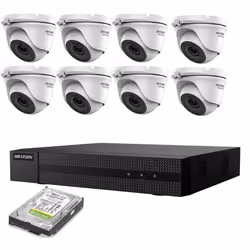 KIT VIDEOSORVEGLIANZA 8 TELECAMERE HIKVISION DVR 8 CANALI 8 MPX 4K HD 1TB 1 Il kit di videosorveglianza comprende: 1x DVR HIK ...