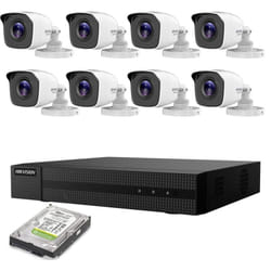 Kit videosorveglianza ip poe 8 telecamere Hikvision 4 mpx 4K hd 2TB