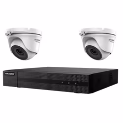 KIT VIDEOSORVEGLIANZA IP POE 2 MPX 2 TELECAMERE HIKVISION NVR 4 CANALI 4K 1 Il kit di videosorveglianza comprende: 1x NVR HIK ...