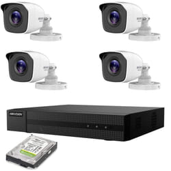 Kit videosorveglianza ip poe 2 mpx 4 telecamere Hikvision hd 1TB
