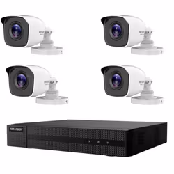 KIT VIDEOSORVEGLIANZA IP POE 2 MPX 4 TELECAMERE HIKVISION NVR 8 CANALI 4K Il kit di videosorveglianza comprende: 1x NVR HIKVI ...