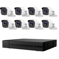 Hikvision - kit videosorveglianza poe 2 mpx 8 telecamere ip