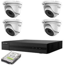 Kit videosorveglianza ip poe 2 mpx 4 telecamere Hikvision nvr 8 canali hd 2TB