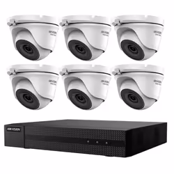 KIT VIDEOSORVEGLIANZA IP POE 2 MPX 6 TELECAMERE HIKVISION NVR 8 CANALI 1 Il kit di videosorveglianza comprende: 1x NVR HIKVIS ...