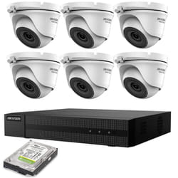 Kit ip poe Hikvision 2 mpx 6 telecamere nvr 8 canali hd 2TB