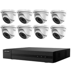 Kit 8 telecamere dome Hikvision ip poe 2 mpx nvr 8CH