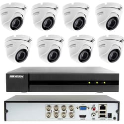 Kit videosorveglianza Hikvision dome 8 telecamere 4MP 2 tb