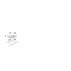 Schock STR85TH43 piano cottura Grigio Da incasso 75 cm Gas 5 Fornello(i) - Vista aggiuntiva 2