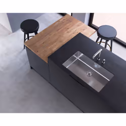 Schock New Technick N100XL Lavello montato su piano Rettangolare Acciaio inox - Vista aggiuntiva 2