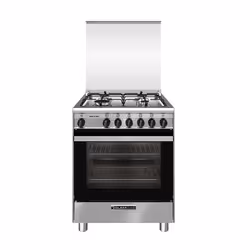 Glem Gas SA664VI cucina Forno GAS Vent A Acciaio inox, Cucina, Acciaio inox, Manopola, Acciaio inox, Gas, 4 Fornello(i)