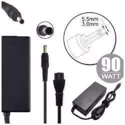 Nilox NLX90W-SG04, Computer portatile, Interno, 90 W, 19 V, AC-DC, 4,74 A