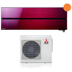 Mitsubishi Electric - Condizionatore Kirigamine Style 18000 Btu Ruby Red R-32 Wi-Fi Integrato