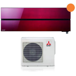Mitsubishi Electric - Condizionatore Kirigamine Style 12000 Btu Ruby Red R-32 Wi-Fi Integrato