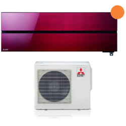Condizionatore Mitsubishi Electric Kirigamine Style 9000 Btu Ruby Red R-32 Wi-Fi Integrato