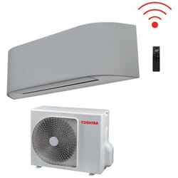 Toshiba - Climatizzatore Condizionatore Inverter serie haori 16000 (15000) btu R-32 RAS-B16N4KVRG-E Wi-Fi Integrato a++ Grigio Chiaro/Grigio Scuro