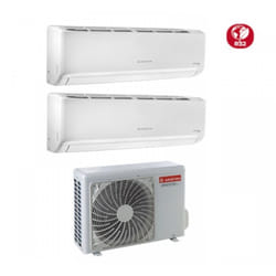 Ariston - Climatizzatore Condizionatore Dual Split Inverter serie alys plus 9+9 con dual 50XD0-O R-32 Wi-Fi Optional 9000+9000