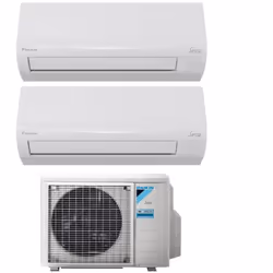 Caratteristiche tecniche Unità interne Codice catalogo unità interna : 2x ATXF25G Potenza : 9000 Btu Portata d'aria : 4,3 ~ 1 ...