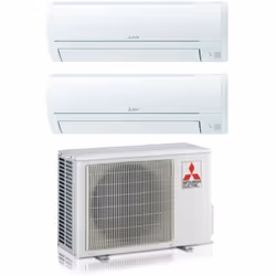 Caratteristiche tecniche Unità interne Codice catalogo unità interna : 2x MSZ-HR35VF Potenza : 12000 Btu Capacità raffreddame ...