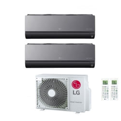 Climatizzatore Condizionatore LG Dual Split Inverter serie ARTCOOL MIRROR 9+12 con MU2R15 R-32 Wi-Fi Integrato 9000+12000