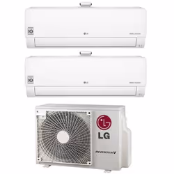 Climatizzatore Condizionatore LG Dual Split Inverter serie ATMOSFERA 9+9 con MU2R15 R-32 Wi-Fi Integrato 9000+9000 btu Unità  ...