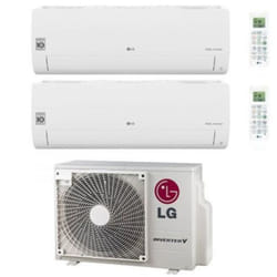 Climatizzatore Condizionatore LG Dual Split Inverter serie libero smart 7+12 con MU2R15 R-32 Wi-Fi Integrato 7000+12000