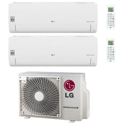 Climatizzatore Condizionatore LG Dual Split Inverter serie LIBERO SMART 9+18 con MU3R19 R-32 Wi-Fi Integrato 9000+18000