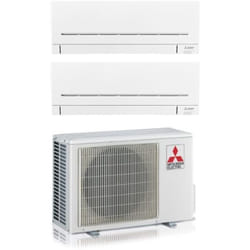 Climatizzatore Condizionatore Mitsubishi Electric Dual Split Inverter serie msz-ap 7+7 con MXZ-2F42VF R-32 Wi-Fi Integrato 7000+7000