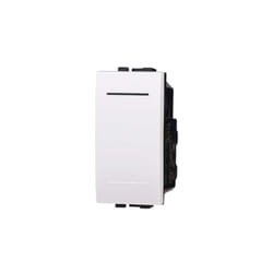 Interruttore unipolare 1P 16A compatibile Bticino Livinglight colore bianco