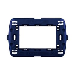 Supporto per placca a 3 moduli, serie Space, compatibile con serie BTicino Living Ettroit LN0203