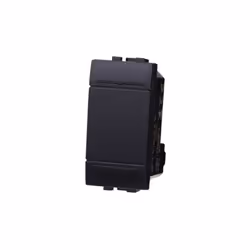 Interruttore unipolare 1P 16A Serie Space Ettroit compatibile Bticino Livinglight colore nero. L'interruttore si utilizza per ...