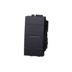 Ettroit - Deviatore assiale 1P 16A 250V compatibile Bticino Livinglight colore nero