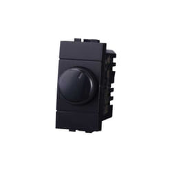 Ettroit - modulo interruttore dimmer 1P 230V 100W-1000W nero compatibile bticino serie living