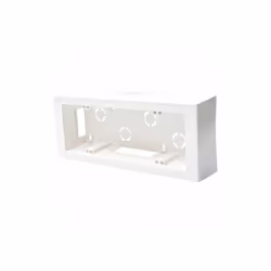 Cassetta / scatola da parete modulare monoblocco 6 posti montaggio esterno universale montaggio colore bianco IP40 Ettroit MT ...