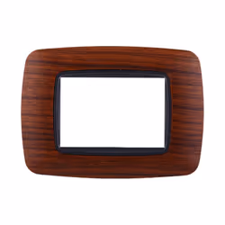 Serie Space Serie compatibile BTicino Living Numero di moduli 3 Materiale Plastica Colore Radica Modello LN88303 Marca Ettroi ...