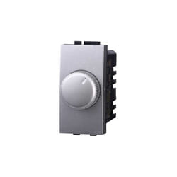 Ettroit - modulo interruttore dimmer 1P 230V 100W-1000W silver compatibile bticino serie living