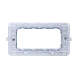 Supporto per placca a 4 moduli, serie Solar, compatibile con serie BTicino Matix Ettroit MT0204