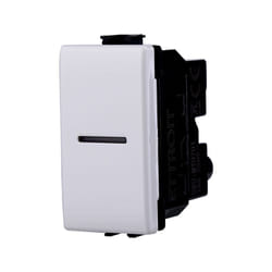 Modulo interruttore serie Solar, bianco, compatibile con serie BTicino Matix Ettroit MT0501