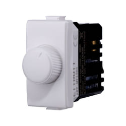 Ettroit - Modulo dimmer 100-1000W on/off serie Solar, bianco, compatibile con serie BTicino Matix MT1301