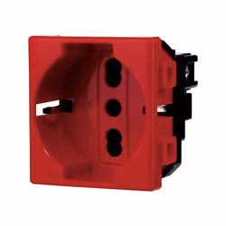 Serie Solar Serie compatibile BTicino Matix Colore Rosso Modello MT2116 Marca Ettroit Codice prodotto 61.101.2010021
