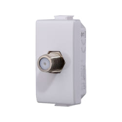Modulo presa satellitare f, serie Solar, bianco, compatibile con serie BTicino Matix Ettroit MT2252