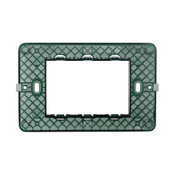 Supporto per placca a 3 moduli, serie Starlight, compatibile con serie Vimar Plana Ettroit EV0203