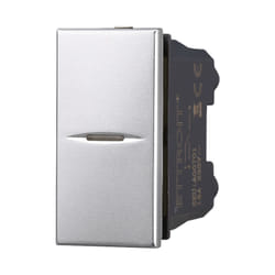 Modulo interruttore, serie Moon, grigio, compatibile con serie BTicino Axolute Ettroit AG0501