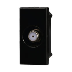 Modulo presa satellitare f, serie Moon, nero, compatibile con serie BTicino Axolute Ettroit AN2252