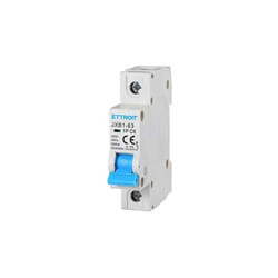 Ettroit - Interruttore magnetotermico 1P 6A 220V 6Ka 1 Modulo din JX110660